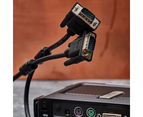 Кабель PROCONNECT VGA - VGA с фильтрами 1,8 м, черный 17-5503-6 – изображение 2