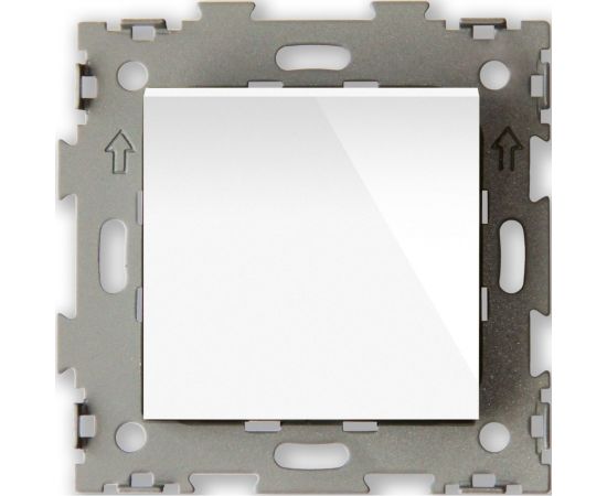 Одноклавишный выключатель CGSS белый Эстетика GL-W101-WCG – изображение 2