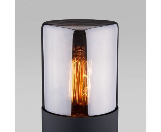 Садово-парковый светильник Elektrostandard 35125 F Roil чёрный дымчатый плафон a055638 – изображение 2