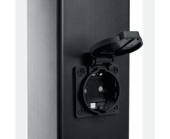 Садово-парковый светильник FERON с розеткой, 230V E27, DH0206, черный (столб) 11682 – изображение 2