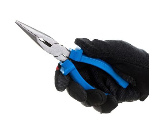 Прямые утконосы 200мм с синими ручками СЕРВИС КЛЮЧ 71201 – изображение 2