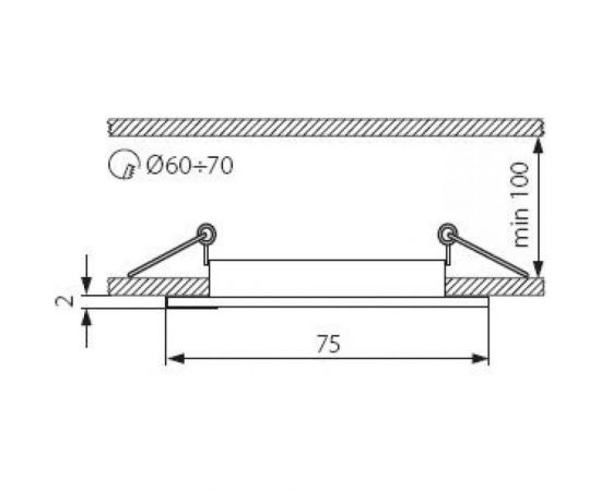 Точечный светильник KANLUX NAVI CTX-DS10-B/ 25990 – изображение 2