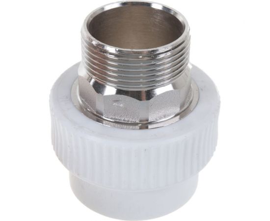 Комбинированная муфта под ключ PRO AQUA PP-R НР белая d-40 мм 1 1/4" PA23520Pb – изображение 2