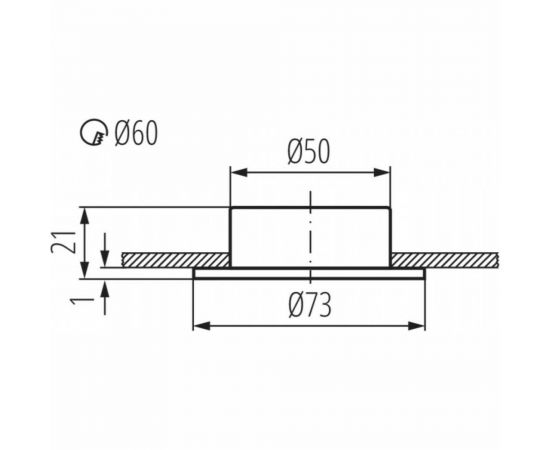 Точечный мебельный светильник KANLUX GAVI CT-2116B-C/M 815 – изображение 2