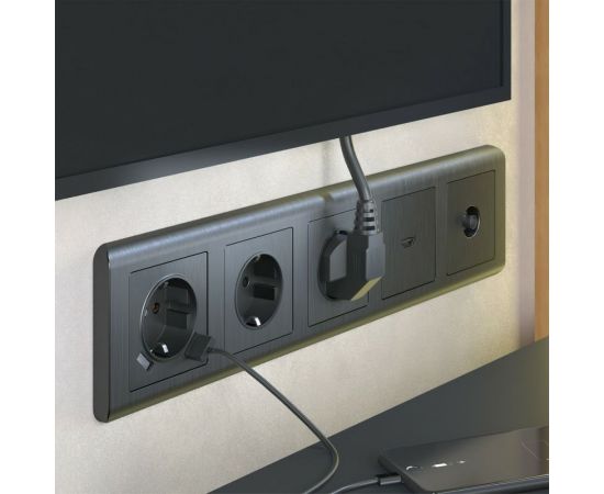 Рамка Werkel W0052104 на 5 постов графит a051271 – изображение 2