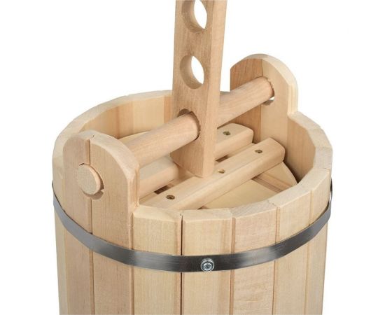 Кадка с гнетом Бацькина баня липа, 25 л 30378 – изображение 2