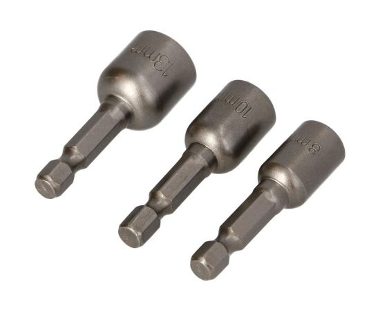 Насадка магнитная набор 8/10/13 мм FASTER TOOLS 1480 – изображение 3