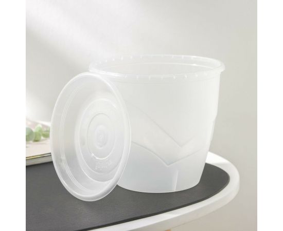 Горшок для цветов с поддоном СИМАЛЕНД Венеция 2 л, 16 см, 14 см, прозрачный 4483973 – изображение 3