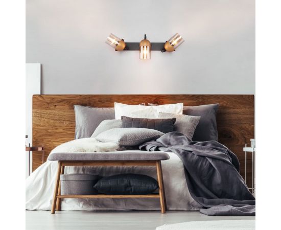 Настенный светильник Eurosvet 20122 3 черный золото a045910 – изображение 3