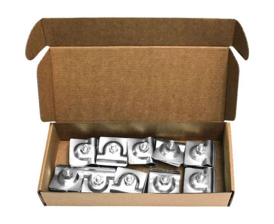 Универсальный комплект, набор из 10 зажимов прута молниезащиты TORR 45x45мм 6182338 – изображение 3