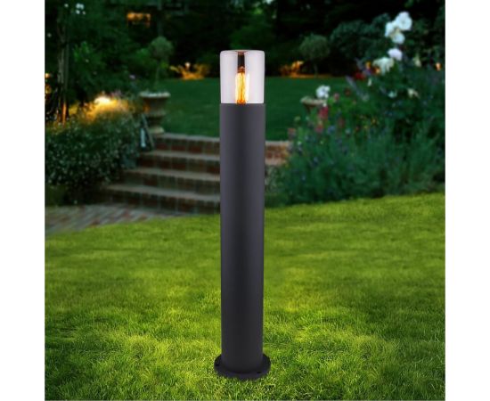 Садово-парковый светильник Elektrostandard 35125 F Roil чёрный дымчатый плафон a055638 – изображение 3