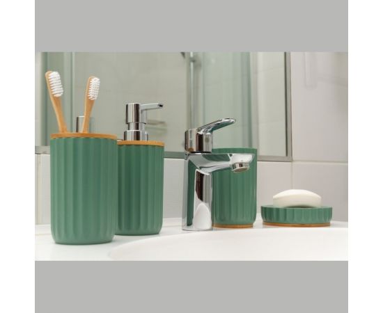Стакан для зубных щеток Аквалиния Бамбук B1243W-2 – изображение 4