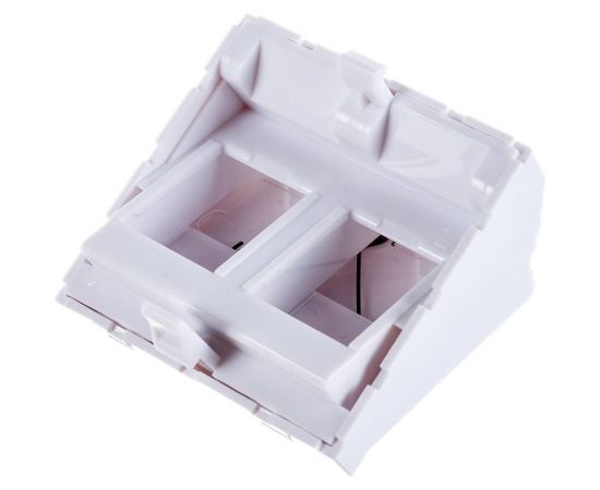 Вставка типа Mosaic NIKOMAX 45x45мм, 2 порта, белая NMC-PM2P-AF-WT – изображение 5