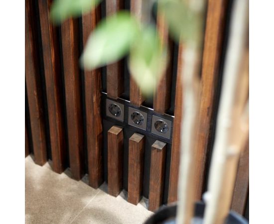 Рамка WERKEL W0031708 на 3 поста Aluminium черный алюминий a050952 – изображение 5