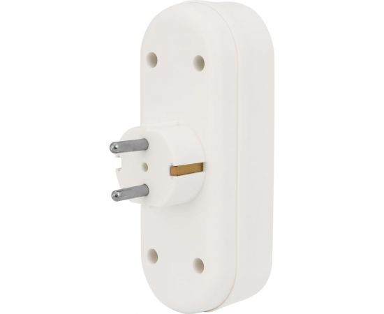 Набор электрических линейных тройников REXANT 16 А с заземлением, белый 2 шт 11-1079-2 – изображение 5