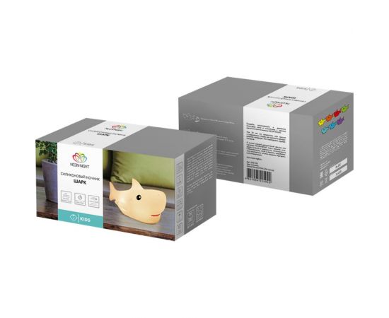 Силиконовый ночник шарк Neon-Night 503-018 – изображение 6