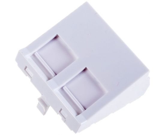 Вставка типа Mosaic NIKOMAX 45x45мм, 2 порта, белая NMC-PM2P-AF-WT – изображение 6