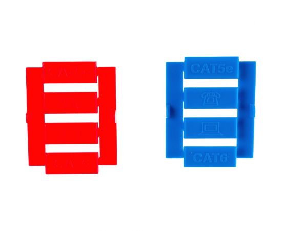 Вставка типа Mosaic NIKOMAX 45x45мм, 2 порта, белая NMC-PM2P-AF-WT – изображение 7