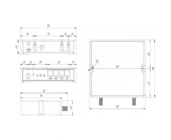 Роутер Kroks Rt-Cse m4 для интернета со встроенным 4G модемом LTE cat.4, для UMTS 3G/4G/WiFi до 150 Мбит/с 2194_SMA – изображение 7