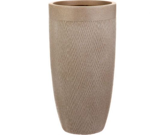 Напольное кашпо для цветов IDEALIST Lite Лотус высокое, круглое, 38х72 см, 81 л MESHV38-T 