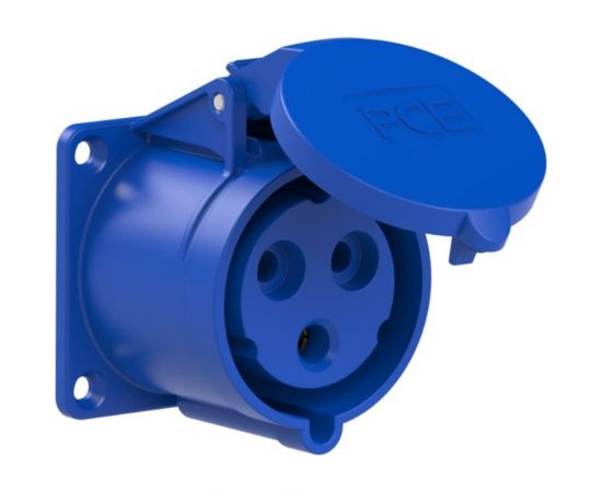 Встраиваемая розетка PCE 32А 230V 1P+N+E IP44 323-6 