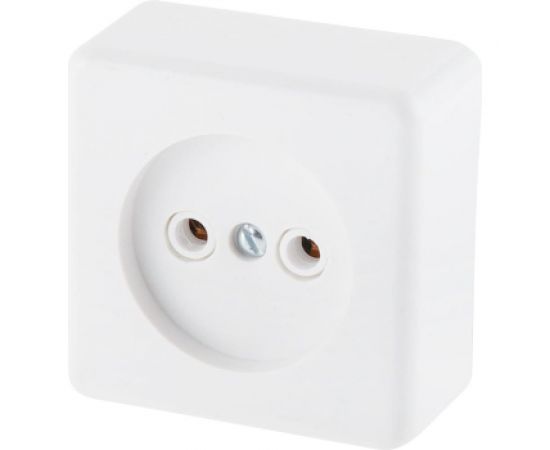 Розетка ЮПИТЕР наружная белая Эконом JP7421-05 