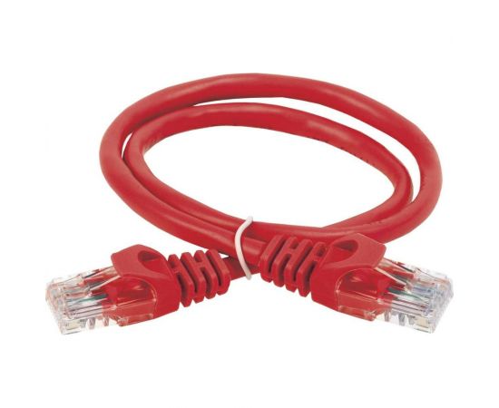 Коммутационный шнур IEK ITK патч-корд, кат.5Е UTP, 5м, красный PC04-C5EU-5M 