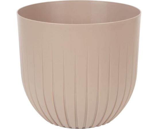 Пластиковый горшок с вкладкой liveingreen АЛЬФА ФРАППЕ диам. 13 см, высота 12.5 см, 1.4 л А13-90 