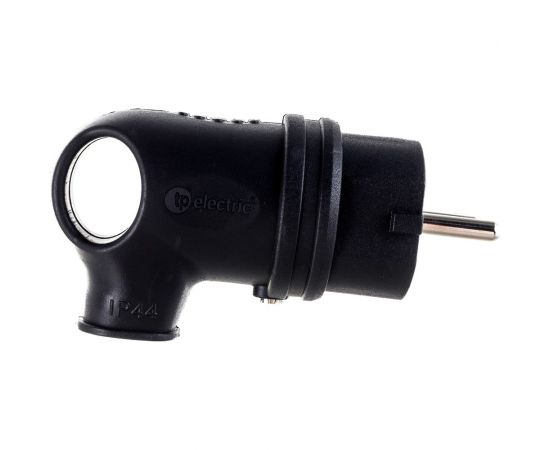 Силовая угловая вилка каучук TP Electric 16A, 240В, IP44 3101-302-0300 