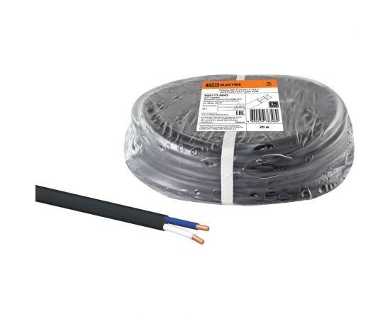 Кабель TDM ВВГ-П нгА-LS 2х2,5 окN-0,66 ГОСТ 20м SQ0117-0042 