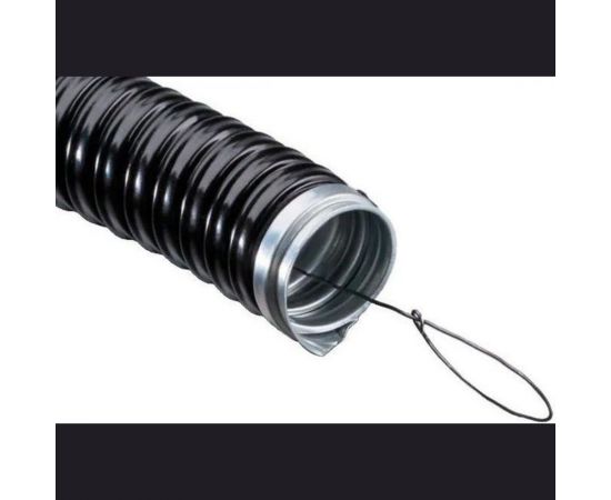 Металлорукав в ПВХ изоляции с протяжкой УРАЛ ПАК РЗ-Ц-П нг 10мм черный (20) МР-1201010-020 