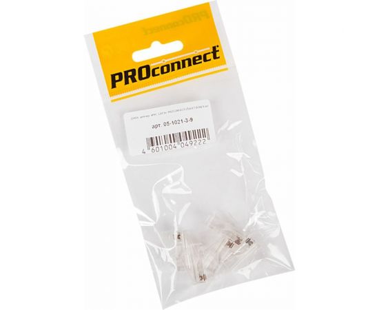 Разъем RJ-45 (8P8C) PROCONNECT под витую пару, UTP, категория 5e, 15 микродюймов, 5шт 05-1021-3-9 