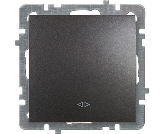 Механизм выключателя NILSON 1СП крестообразный Антрацит Touran/Alegra metallic 24160410 