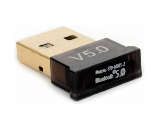 Адаптер Bluetooth Gembird BTD-MINI5-2, ультратонкий корпус, v.5.0, 10 метров, USBBTD-MINI5-2 