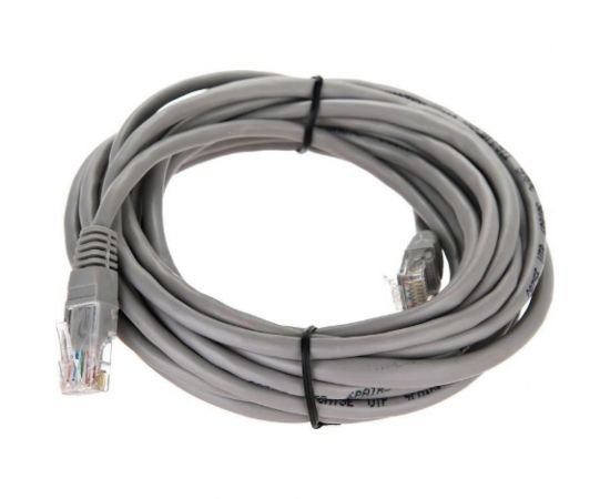 Литой патчкорд Telecom UTP, категория 5е, 5,0м, серый NA102--5M 