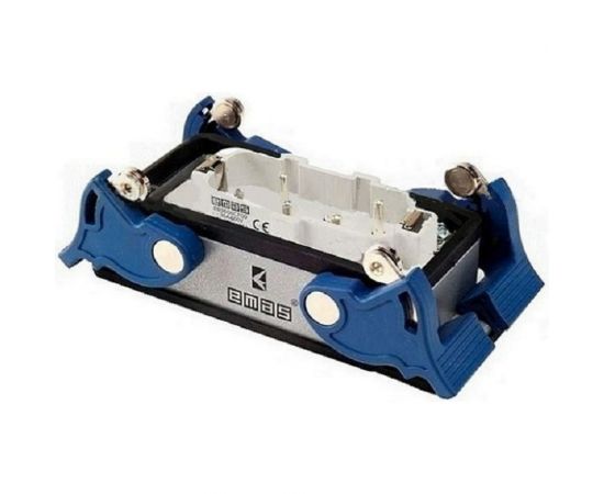 Вилка Emas низкая, 2-фиксатора, для панели, 6 полюсов, 35А, 400В. EBM606FM44 