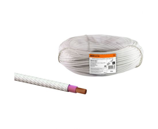 Термостойкий провод TDM РКГМ 1,0 мм2 50м SQ0122-0016 