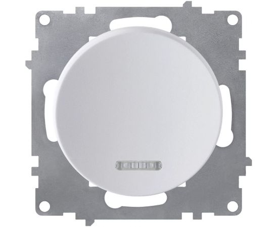 Одинарный выключатель с подсветкой OneKeyElectro, цвет белый 1E31701300 2172778 