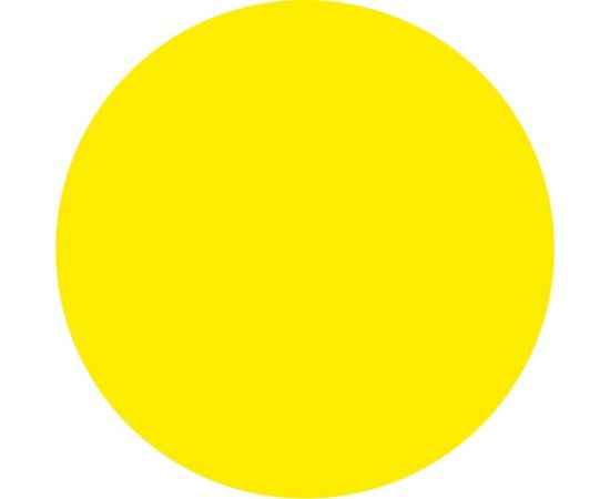 Наклейка-информационный знак REXANT Желтый круг, d - 150мм, 10шт 56-0014 
