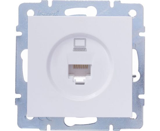 Компьютерная розетка Lezard VESNA белая 742-0288-139 