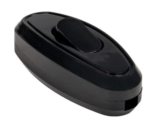 Переключатель бра EKF черный, 6А, 250В APB6-30 