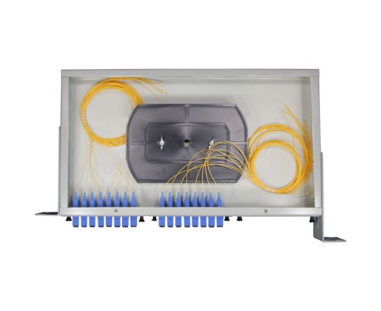 Оптический стоечный кросс на 16 портов TWIST SC UPC в сборе КРС-16SC-U 