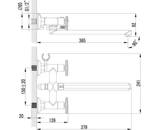 Универсальный смеситель Lemark Plus Spirit LM1951C – изображение 2