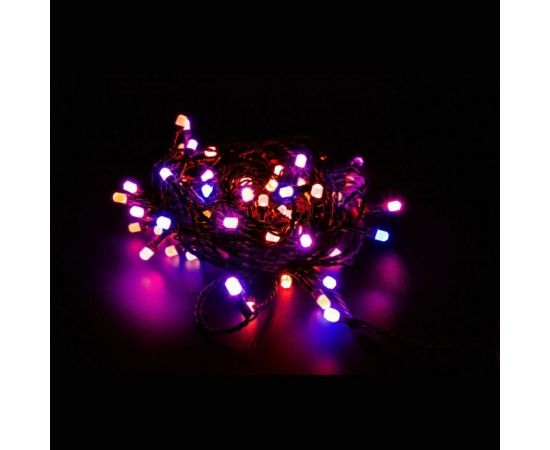 Электрогирлянда GLOS «Нить», 8 м, 80 сверхъярких двухцветных матовых светодиодов (красный + синий) GL7029-M-Т – изображение 2