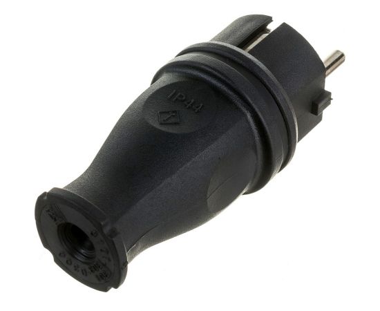 Силовая прямая вилка TP Electric каучук 16A, 240В, IP44 3101-301-0300 – изображение 2