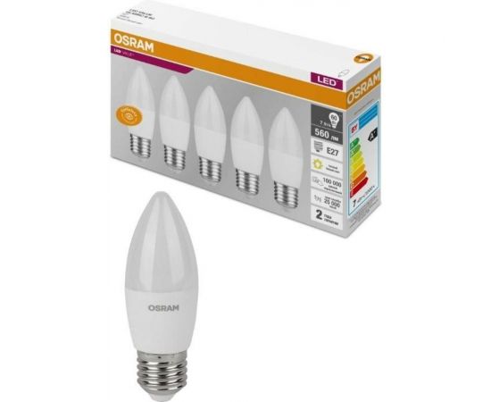 Светодиодная лампа Osram LVCLB60 7SW/830 230V E27 2X5 RU 4058075578012 – изображение 2