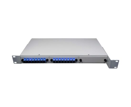 Оптический стоечный кросс на 16 портов TWIST SC UPC в сборе КРС-16SC-U – изображение 2