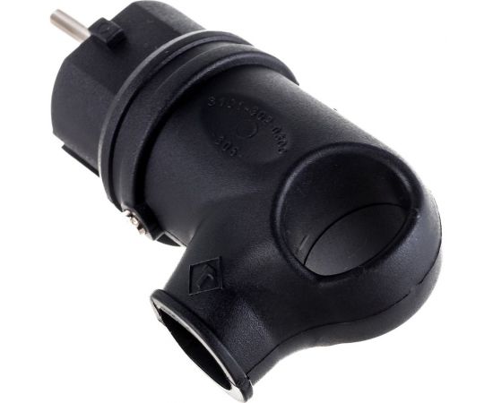 Силовая угловая вилка каучук TP Electric 16A, 240В, IP44 3101-302-0300 – изображение 2