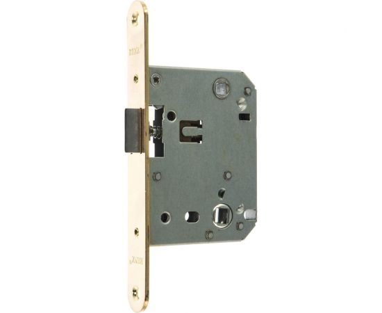 Сантехническая защелка РЕНЦ овальная планка, межосевое расстояние 70 мм, латунь блестящая INLB 2070 oval B – изображение 2