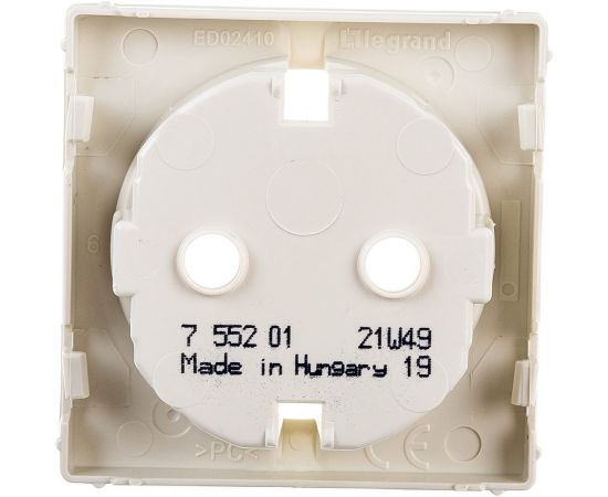 Лицевая панель Legrand Valena Life для розетки 2К+З слоновая кость Leg 755201 – изображение 2